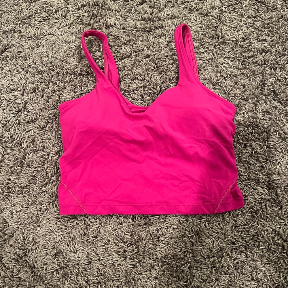 lululemon align tank size 6 | ripened raspberry